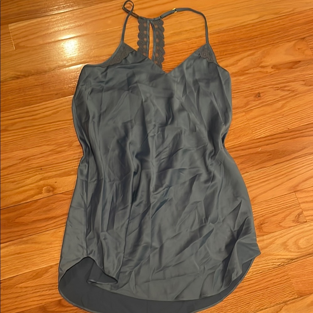 Flora Nikarooz Elegant Gray Women's Cami Slip